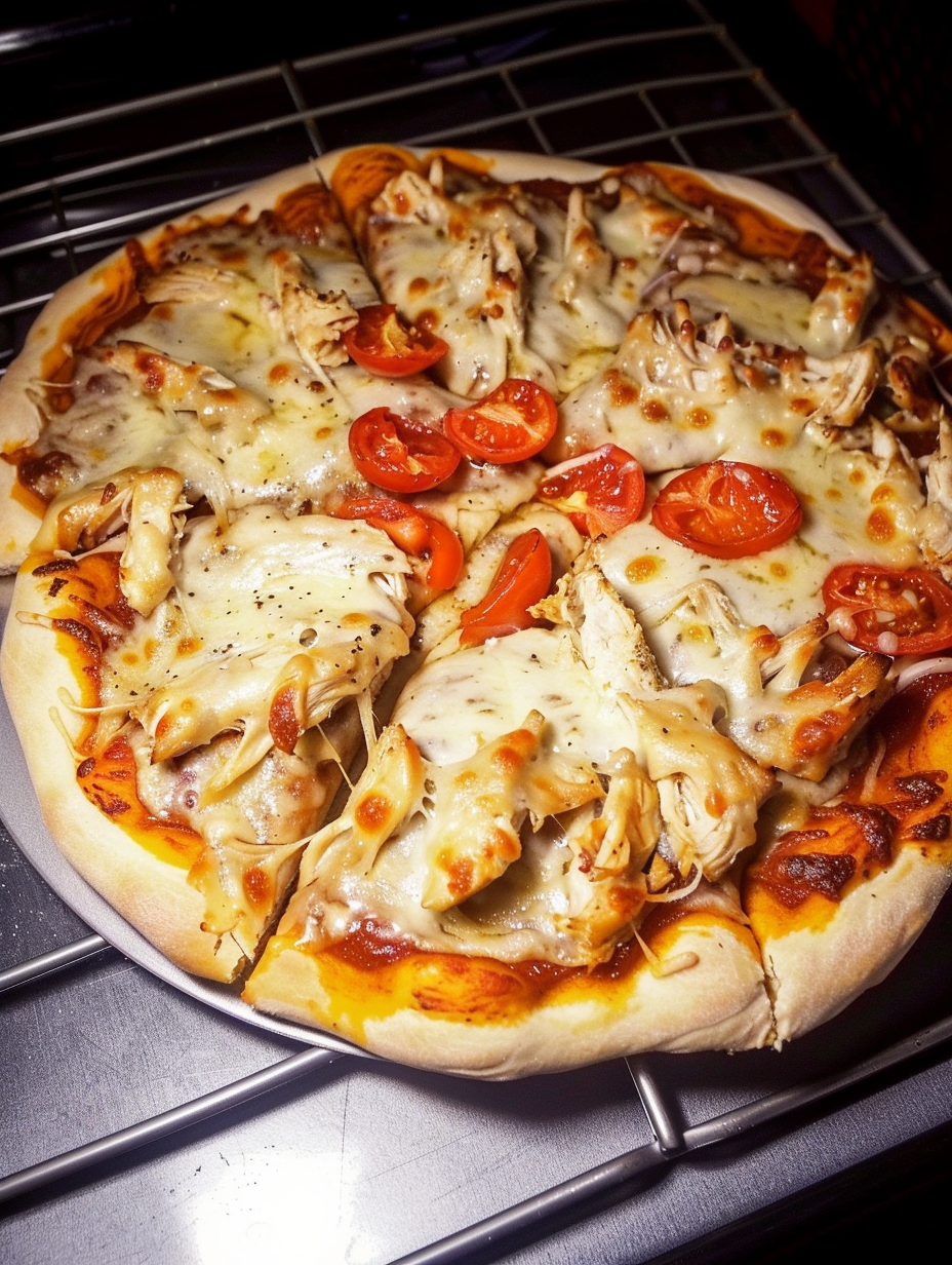 The BEST BBQ Chicken Pizza