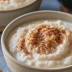 arroz con leche y canela