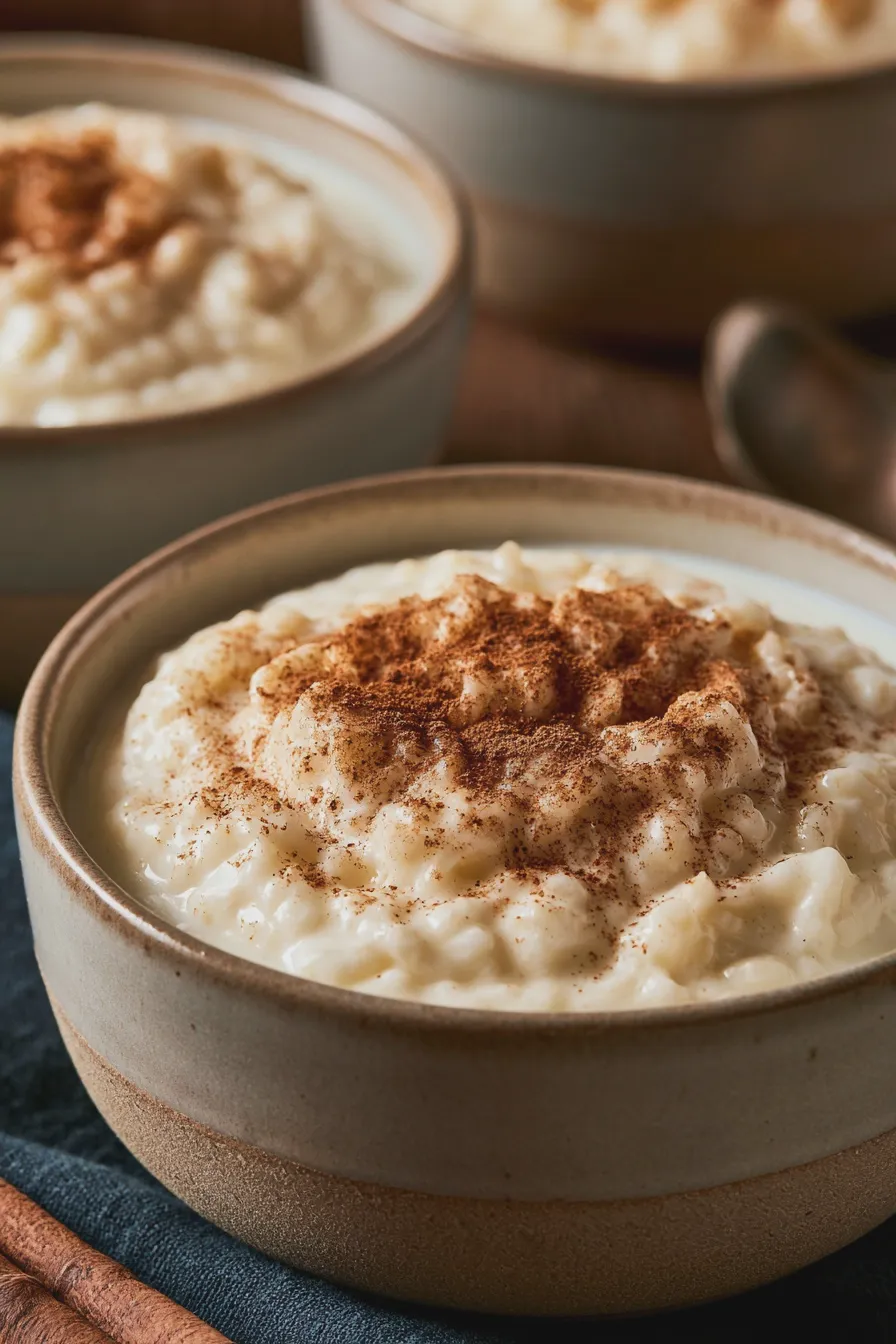arroz con leche y canela