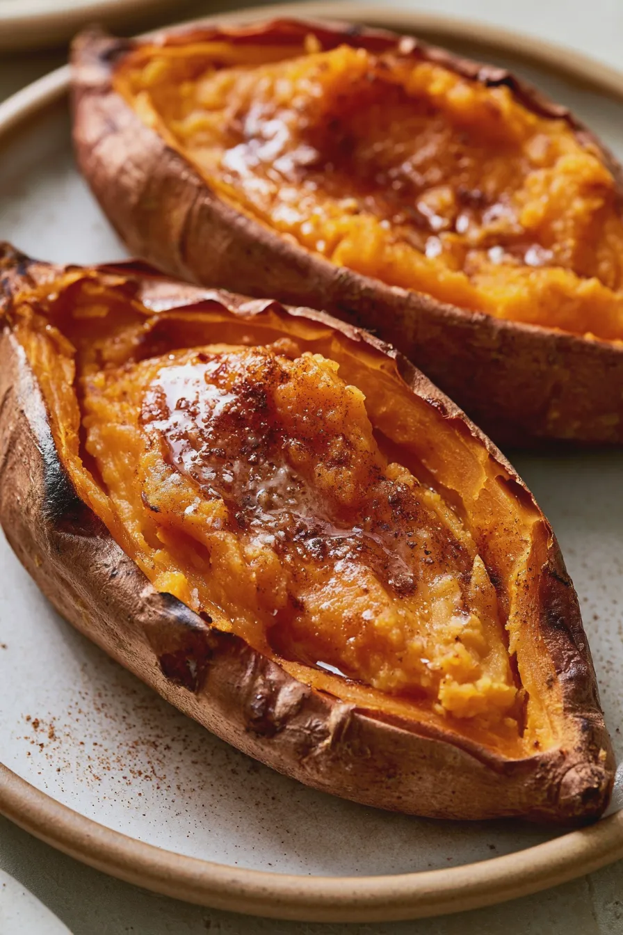camote dulce al horno