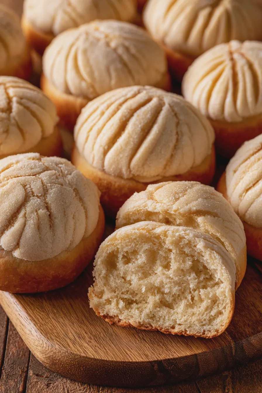 Conchas de vainilla esponjosas y deliciosas receta fácil