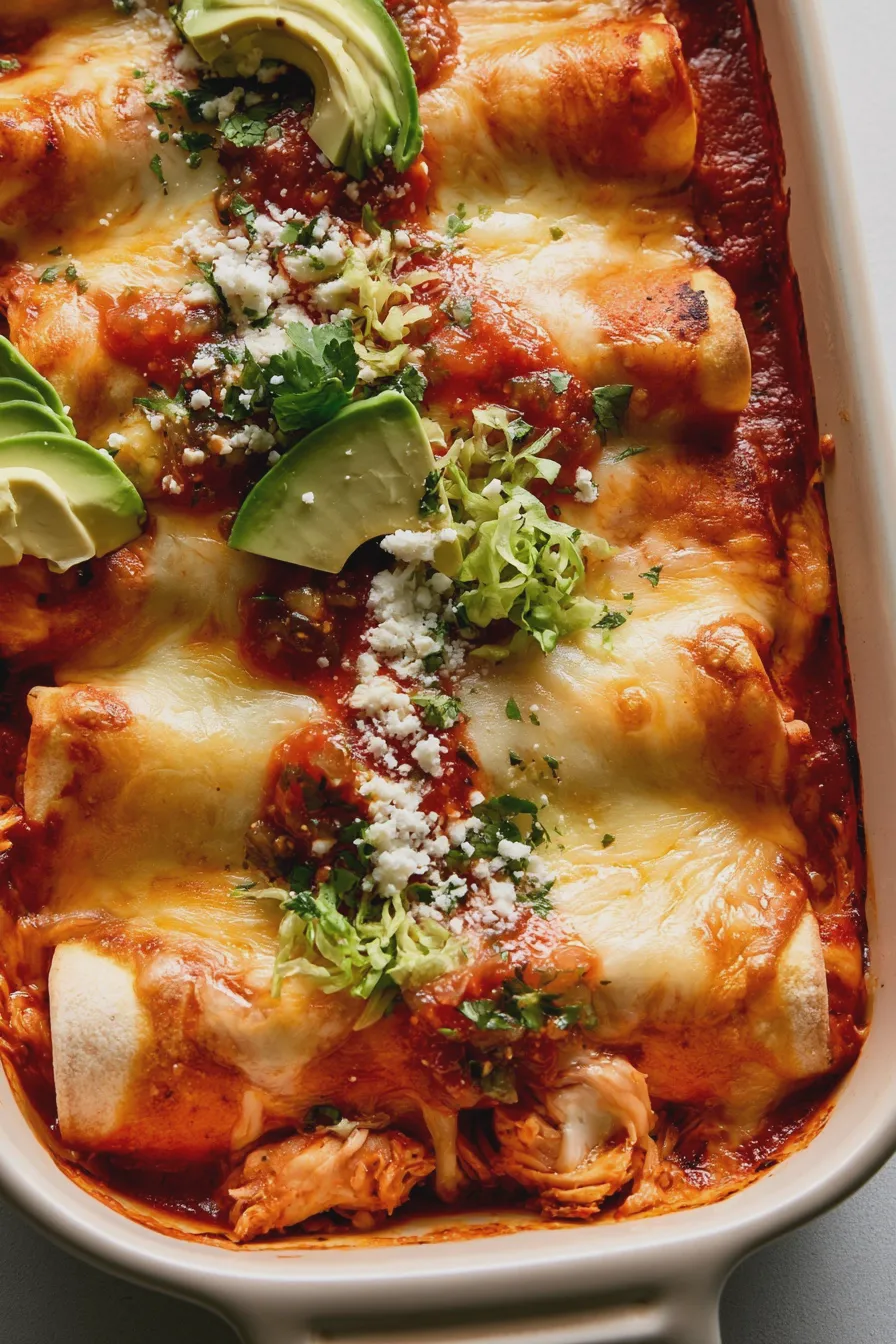 enchiladas de pollo
