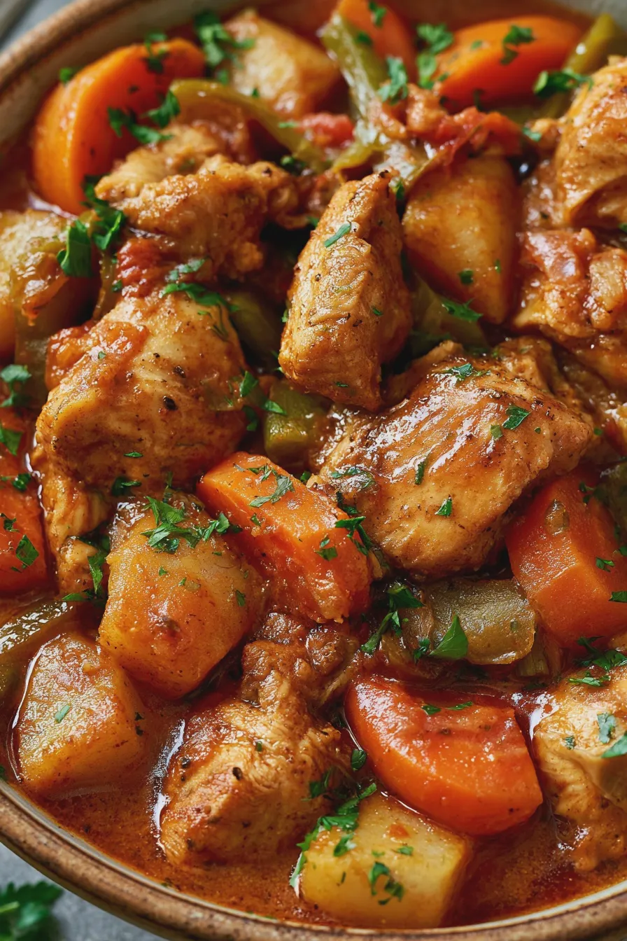 estofado de pollo
