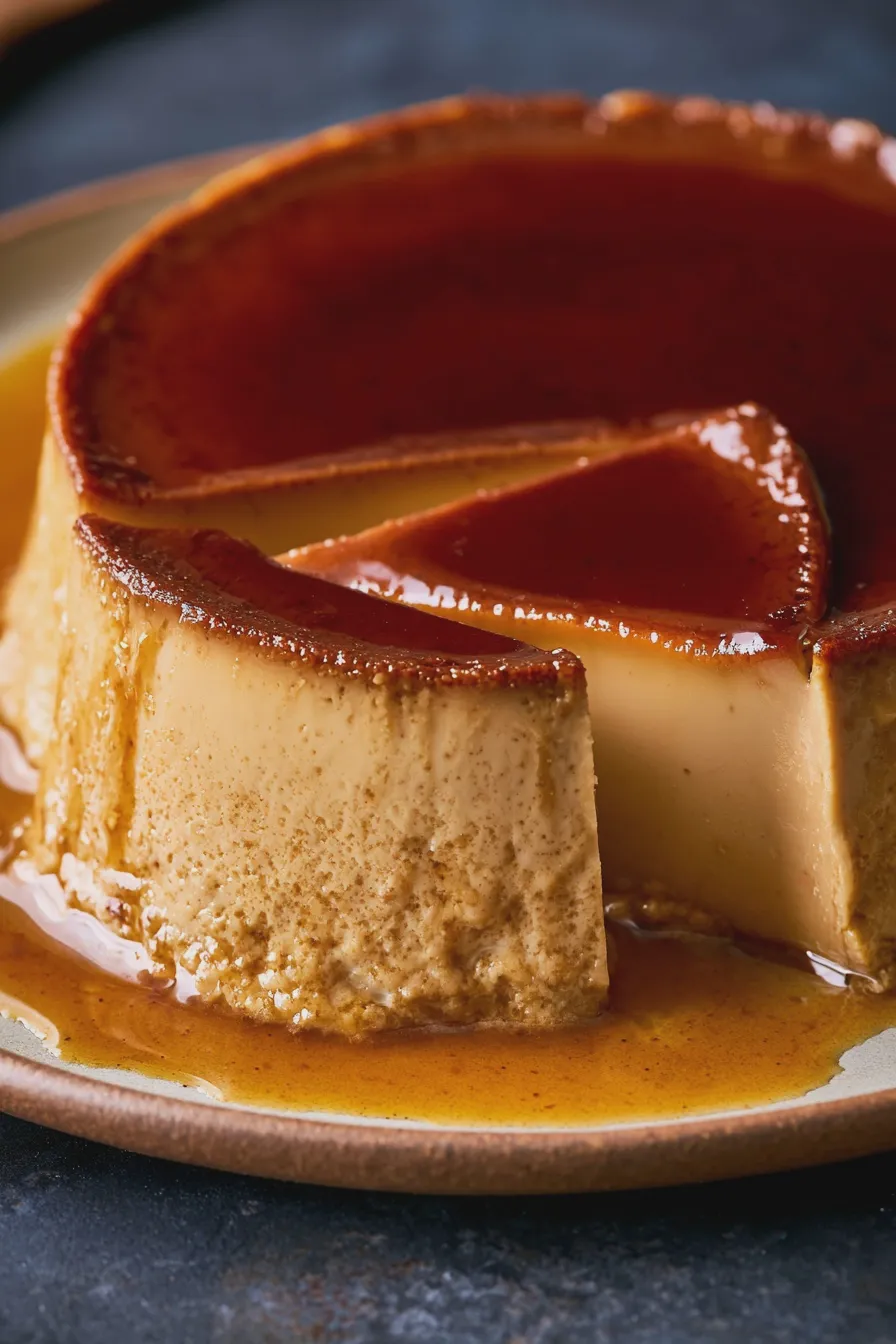 Flan de café cremoso fácil y rápido