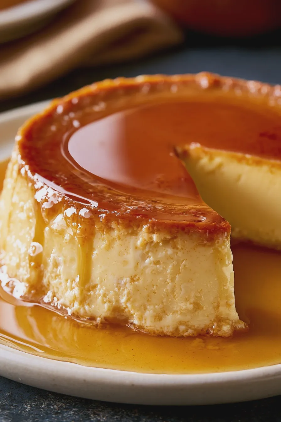 flan de coco