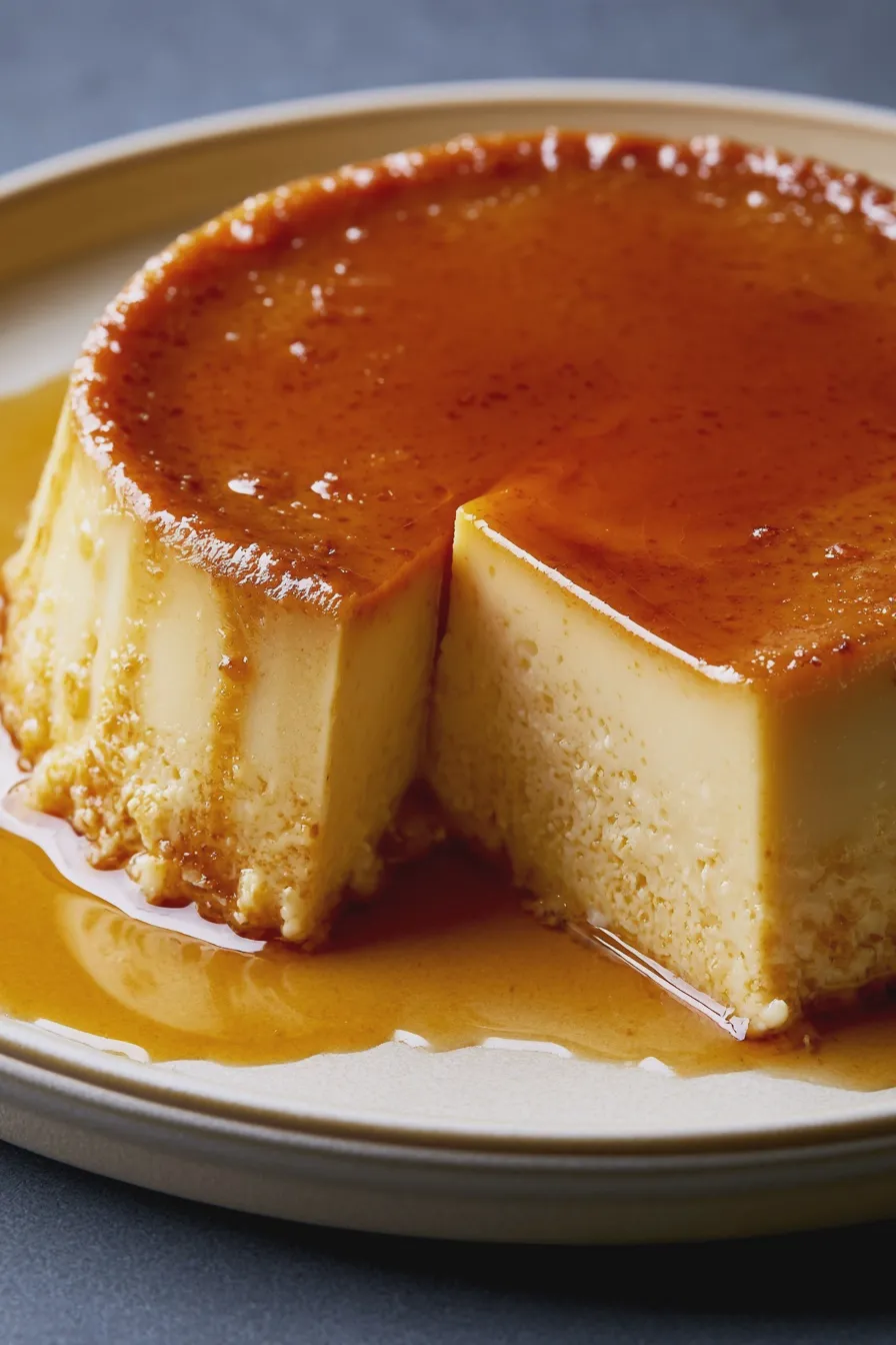 flan de coco