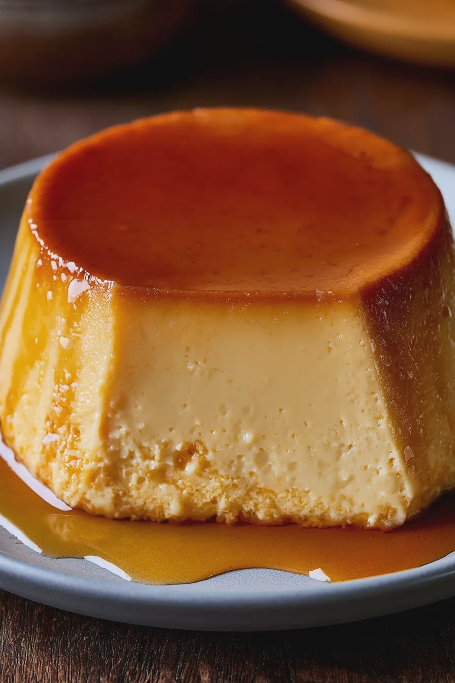 Flan de coco cremoso y fácil para disfrutar