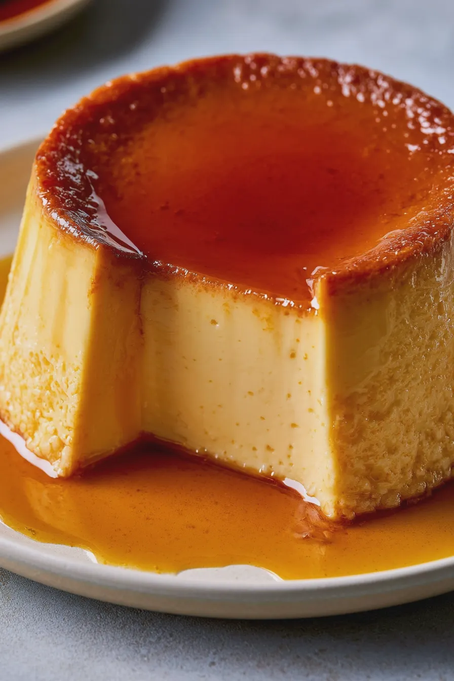 flan de coco