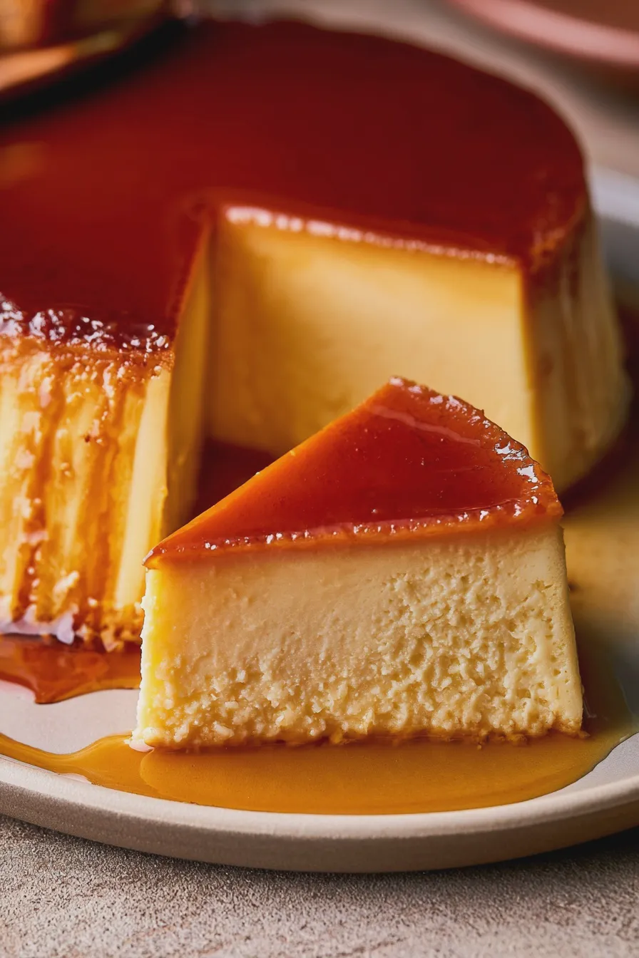 flan de queso crema