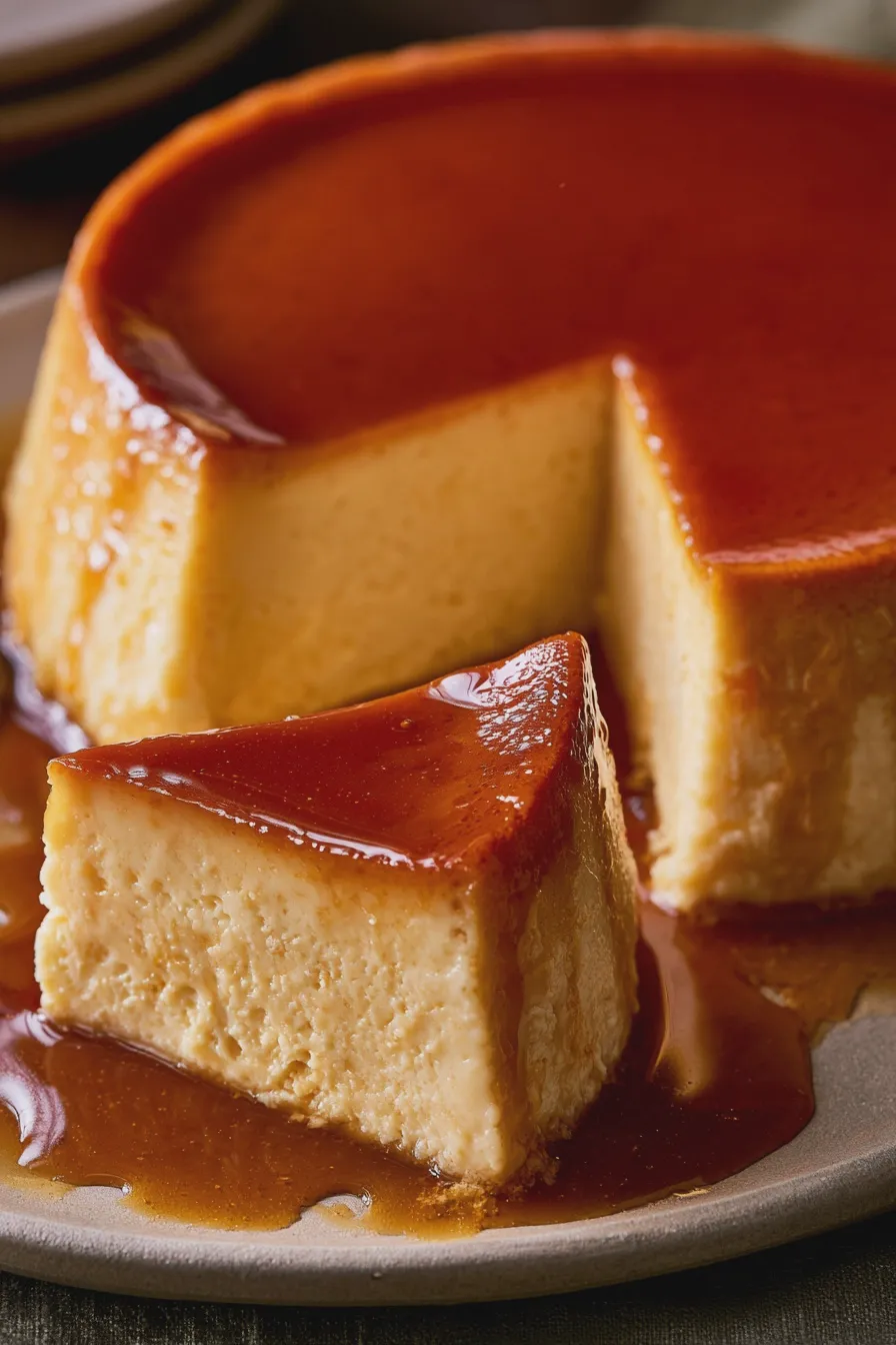 Flan de queso crema fácil y rápido para cualquier ocasión