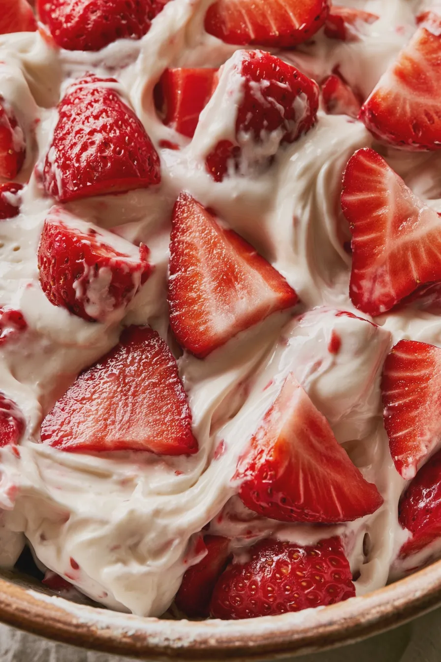 Fresas con crema fáciles y rápidas para disfrutar