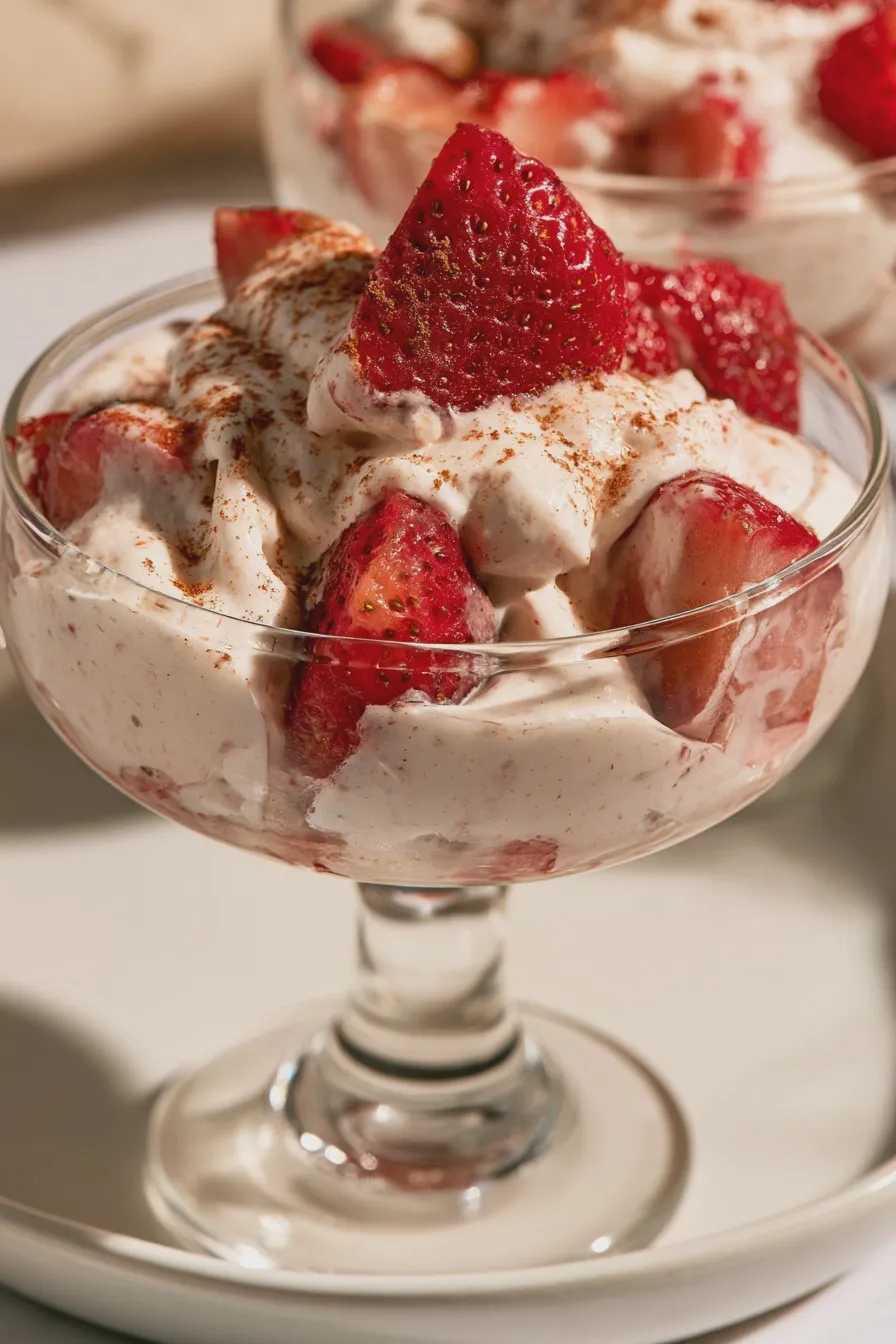 fresas con crema mexicanas