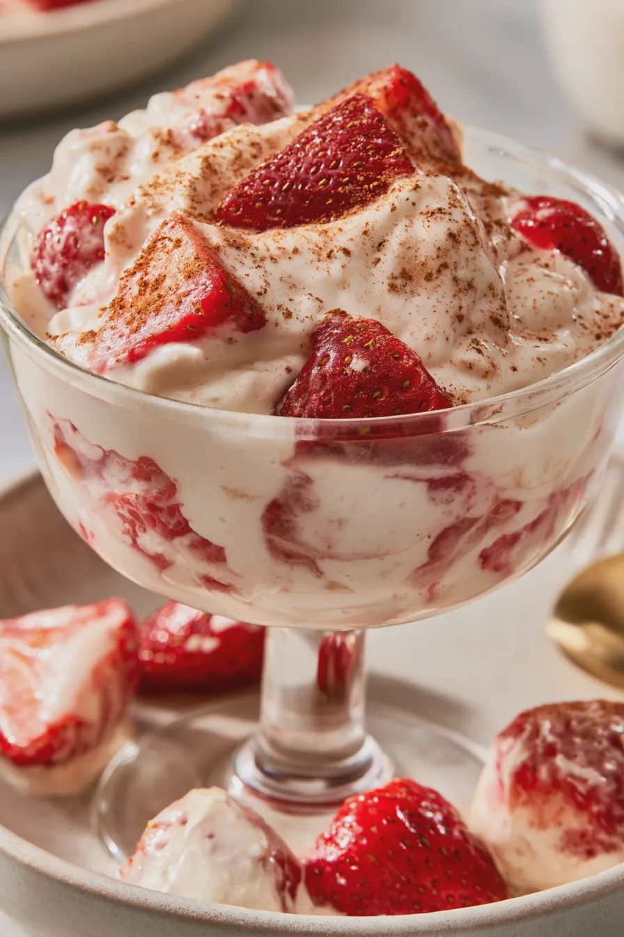 fresas con crema mexicanas