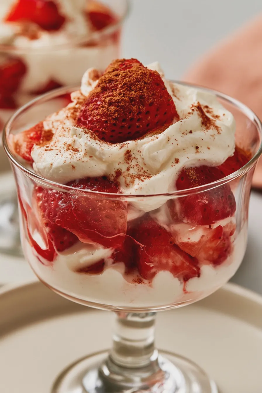 fresas con crema mexicanas
