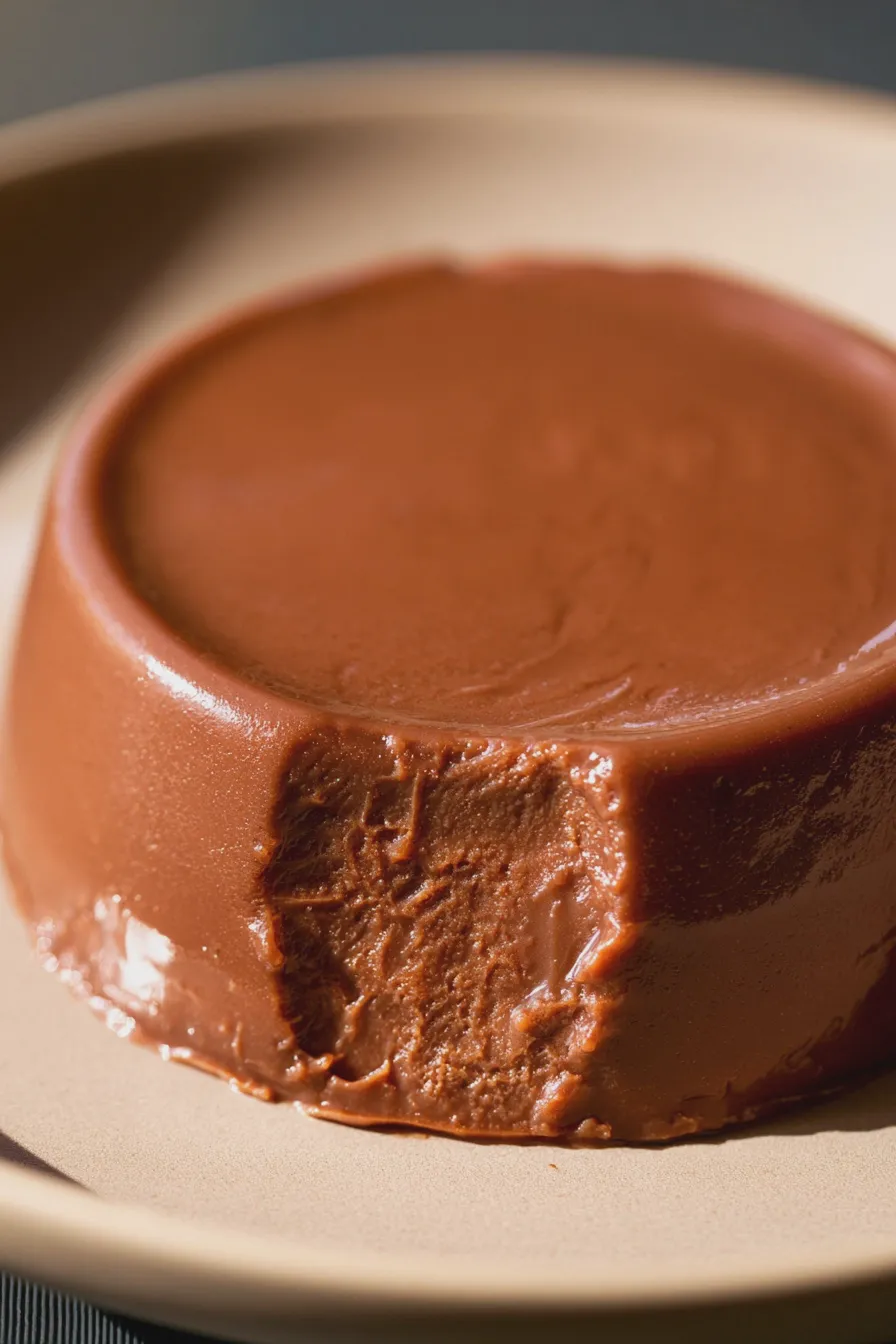 Gelatina de chocolate fácil y rápida para cualquier ocasión