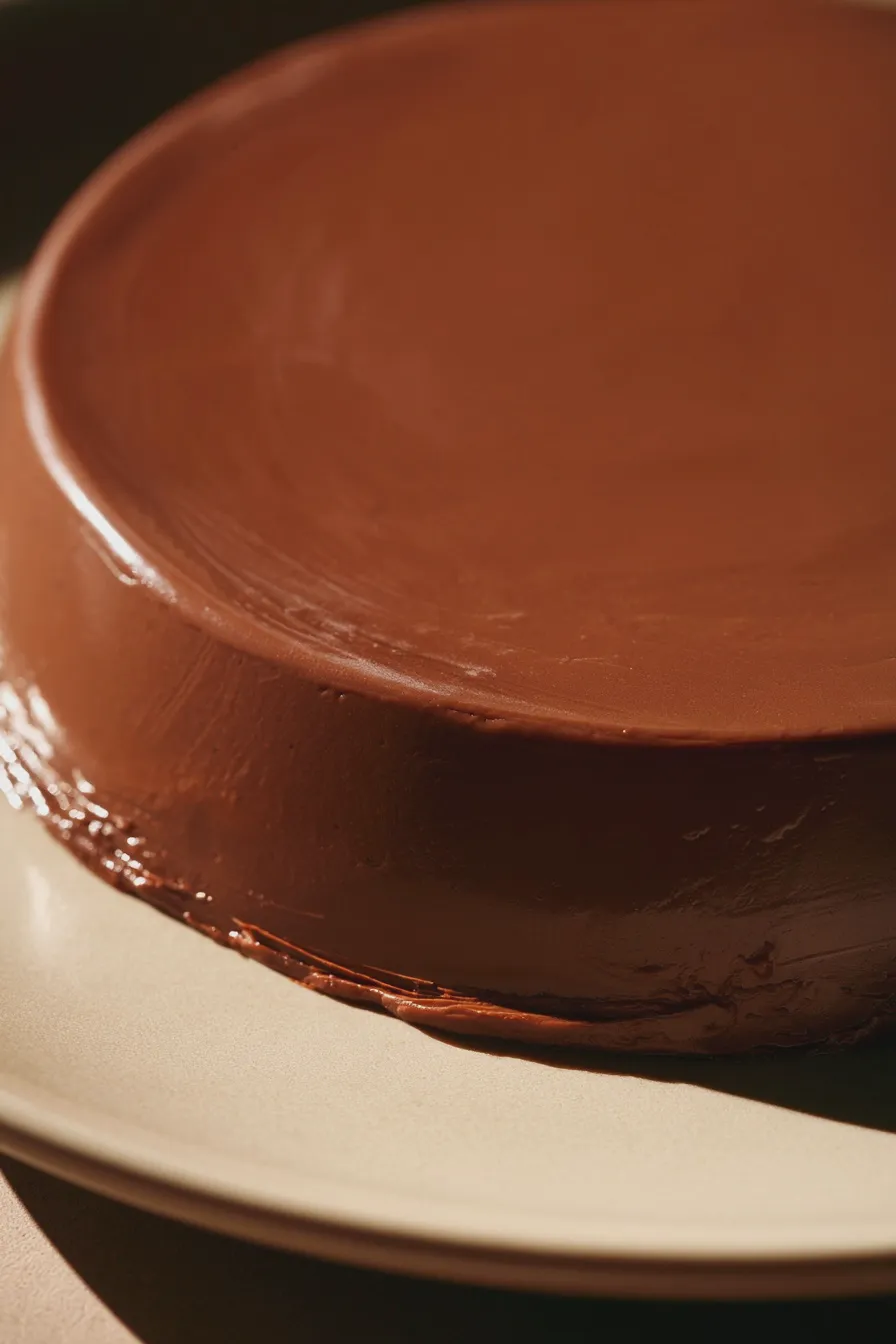 gelatina de chocolate