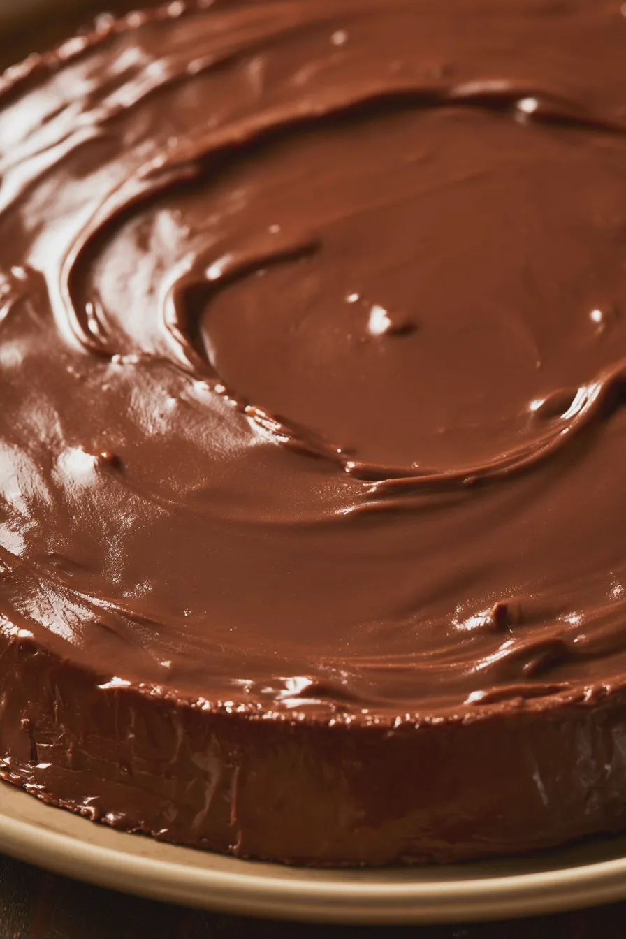 gelatina de chocolate