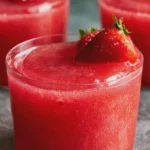 gelatina de fresa con crema