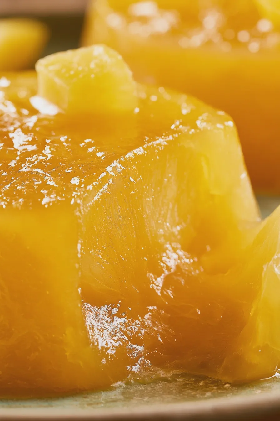 gelatina de piña
