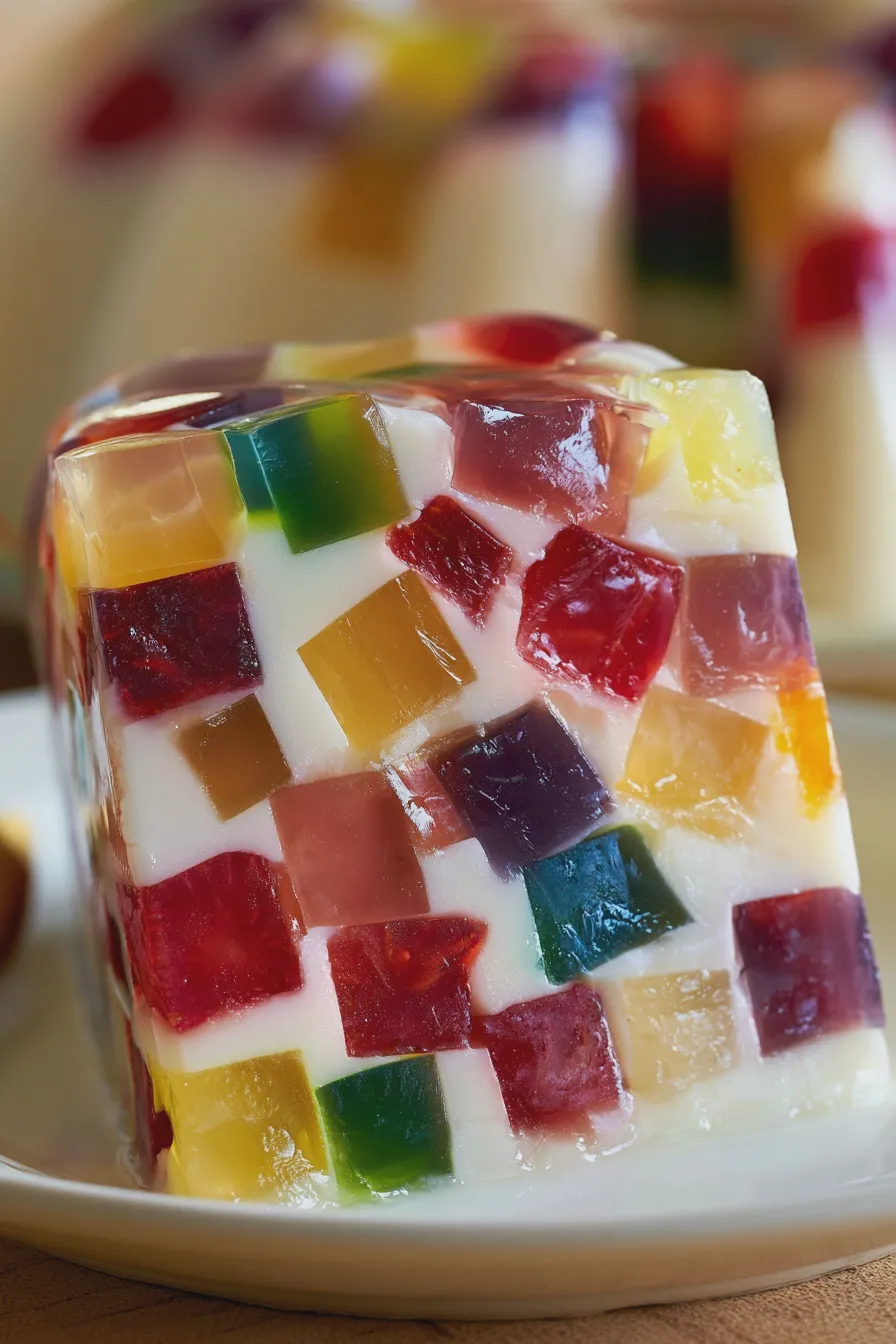 Gelatina mosaico fácil y rápida para toda ocasión