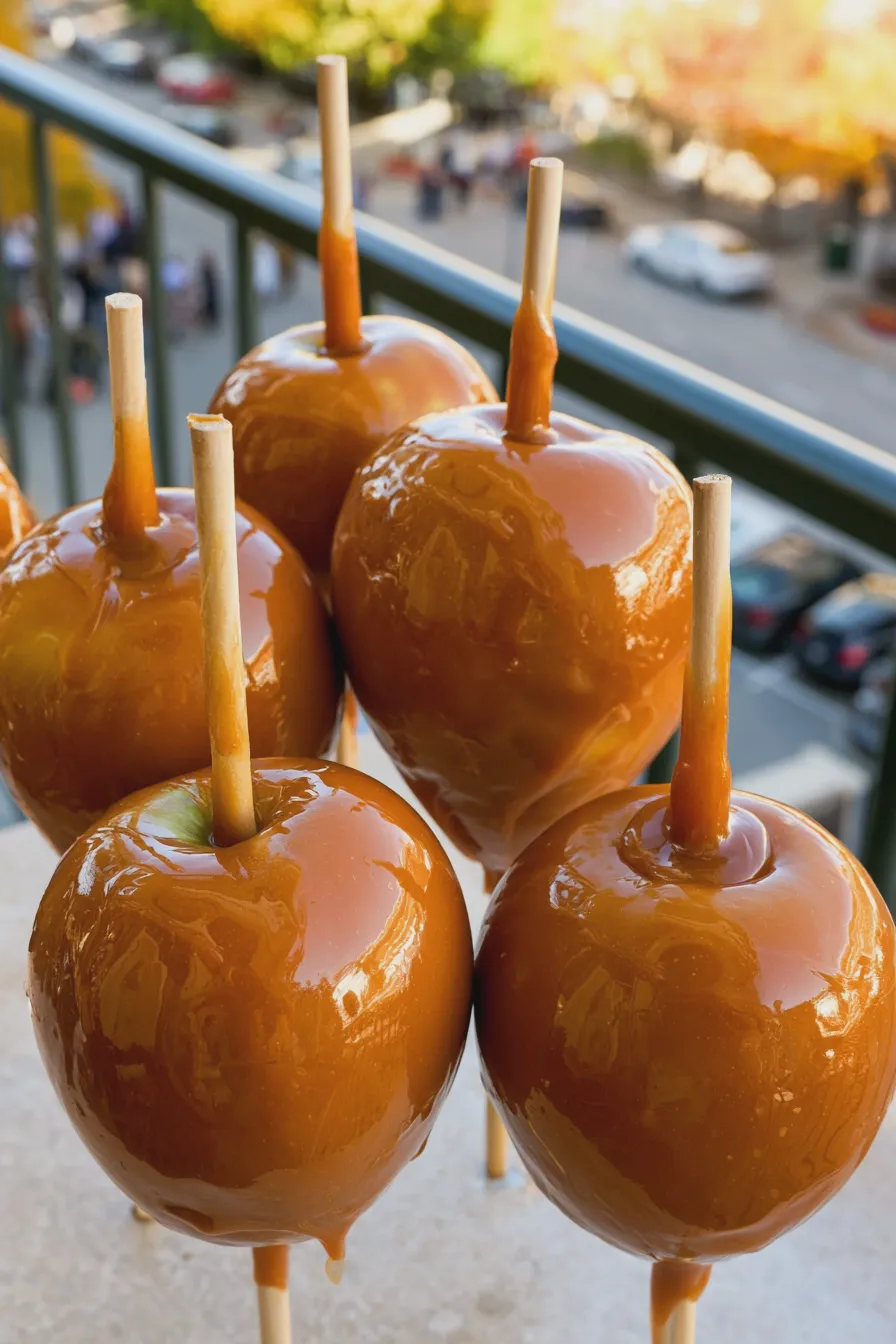 manzanas caramelizadas
