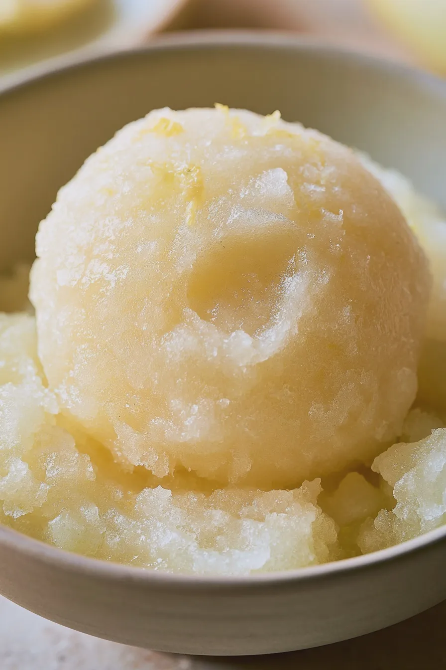 nieve de limón