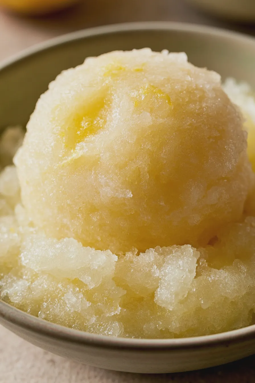 nieve de limón