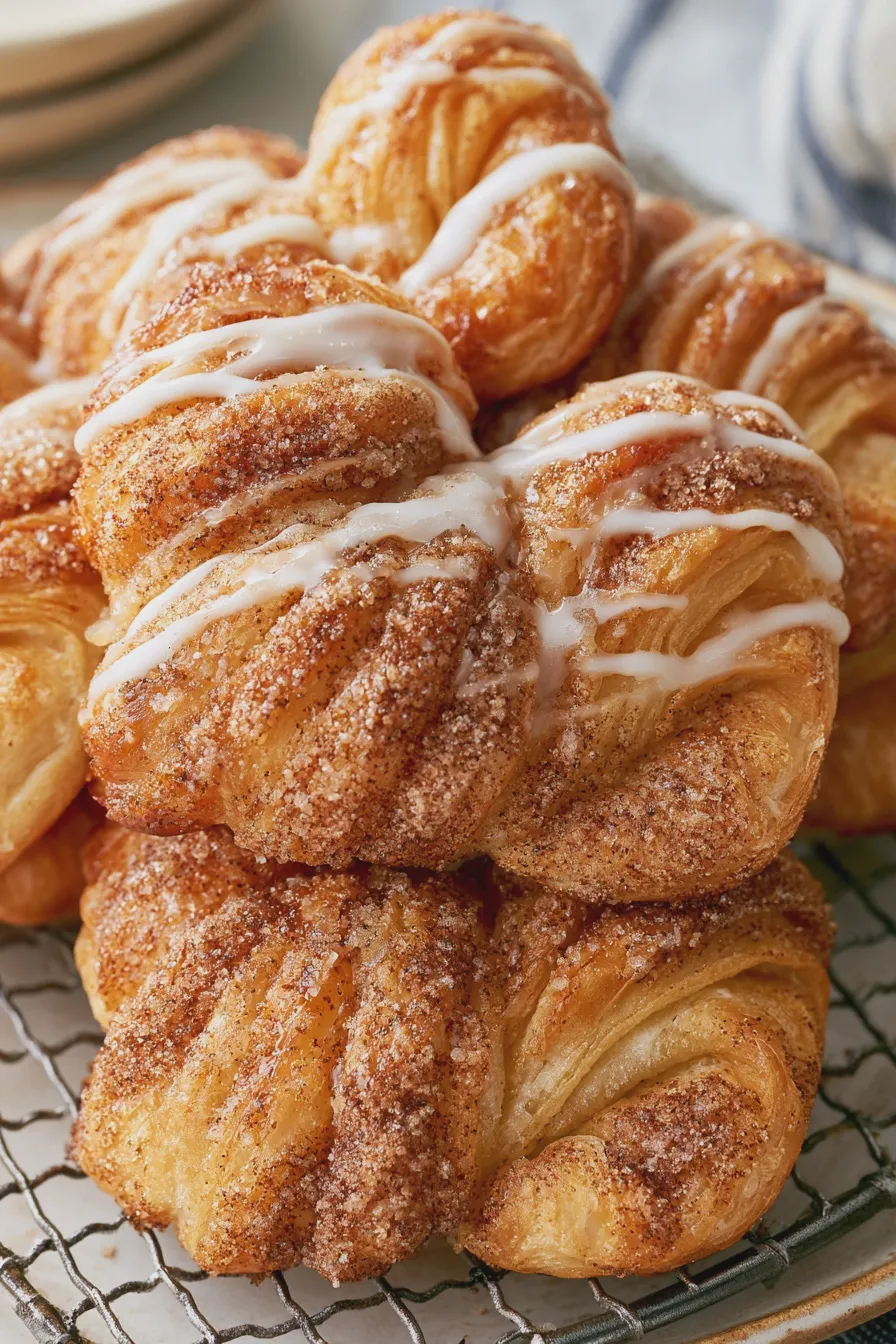 Orejas de pan dulce crujientes y fáciles de hacer