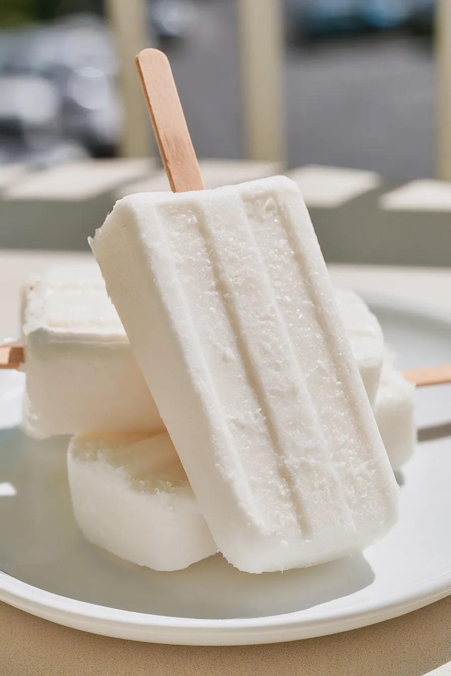 paletas de coco