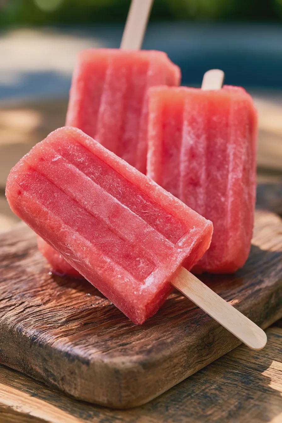 paletas de fresa