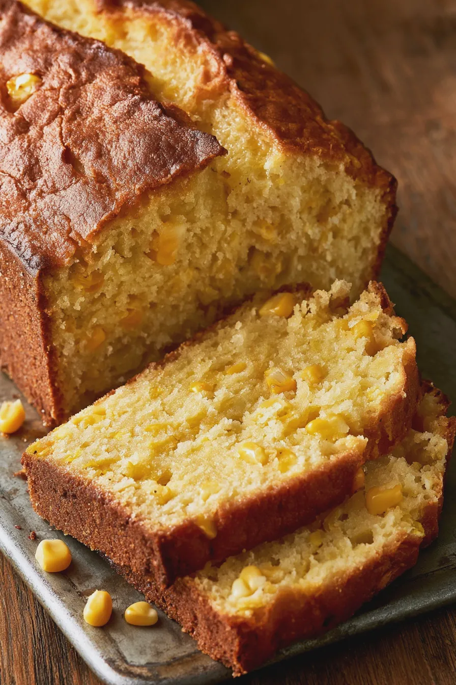 Panqué de elote receta fácil y esponjoso