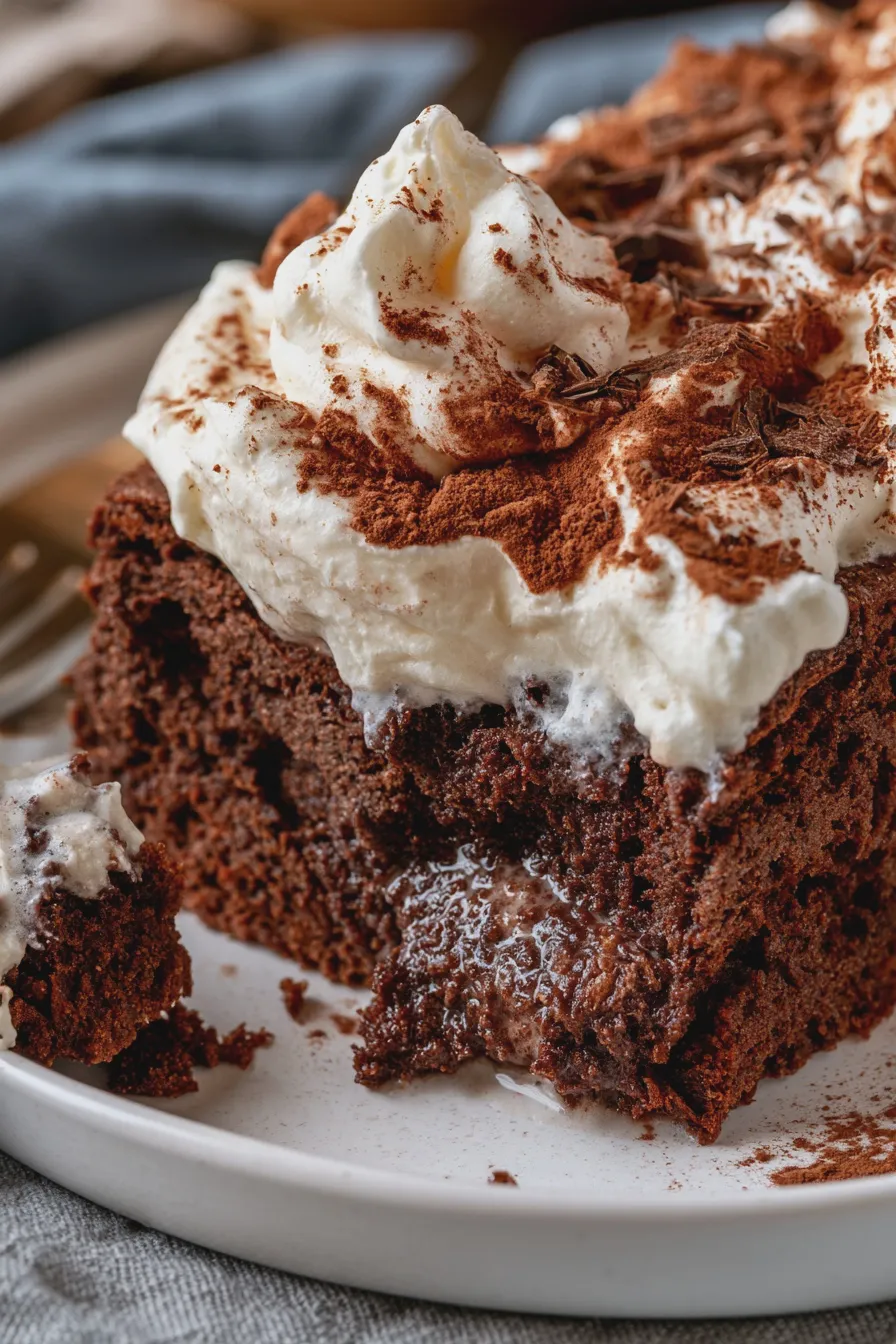 Pastel de Tres Leches de Chocolate Fácil y Delicioso