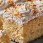 pastel de tres leches de coco