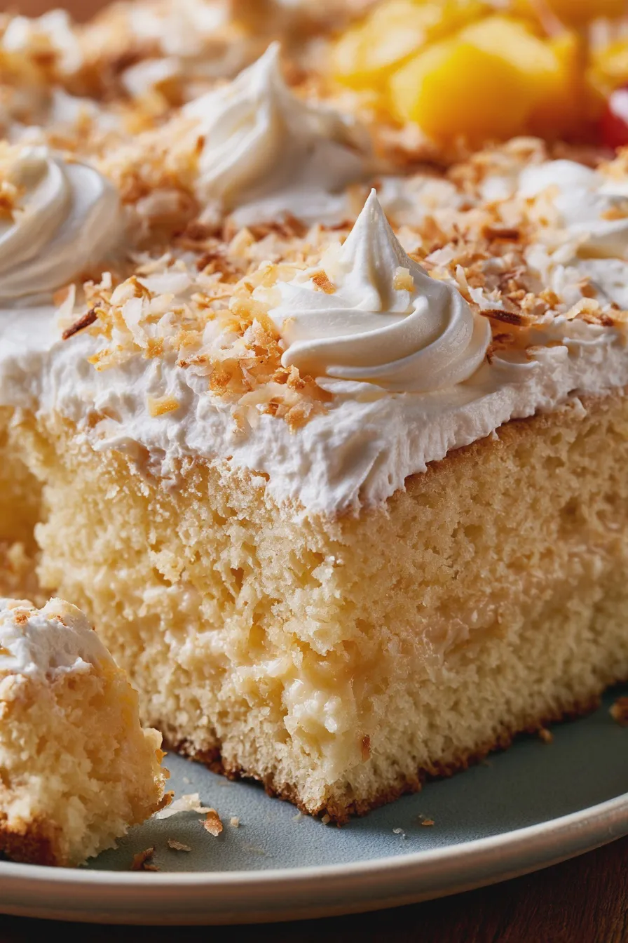 pastel de tres leches de coco receta fácil