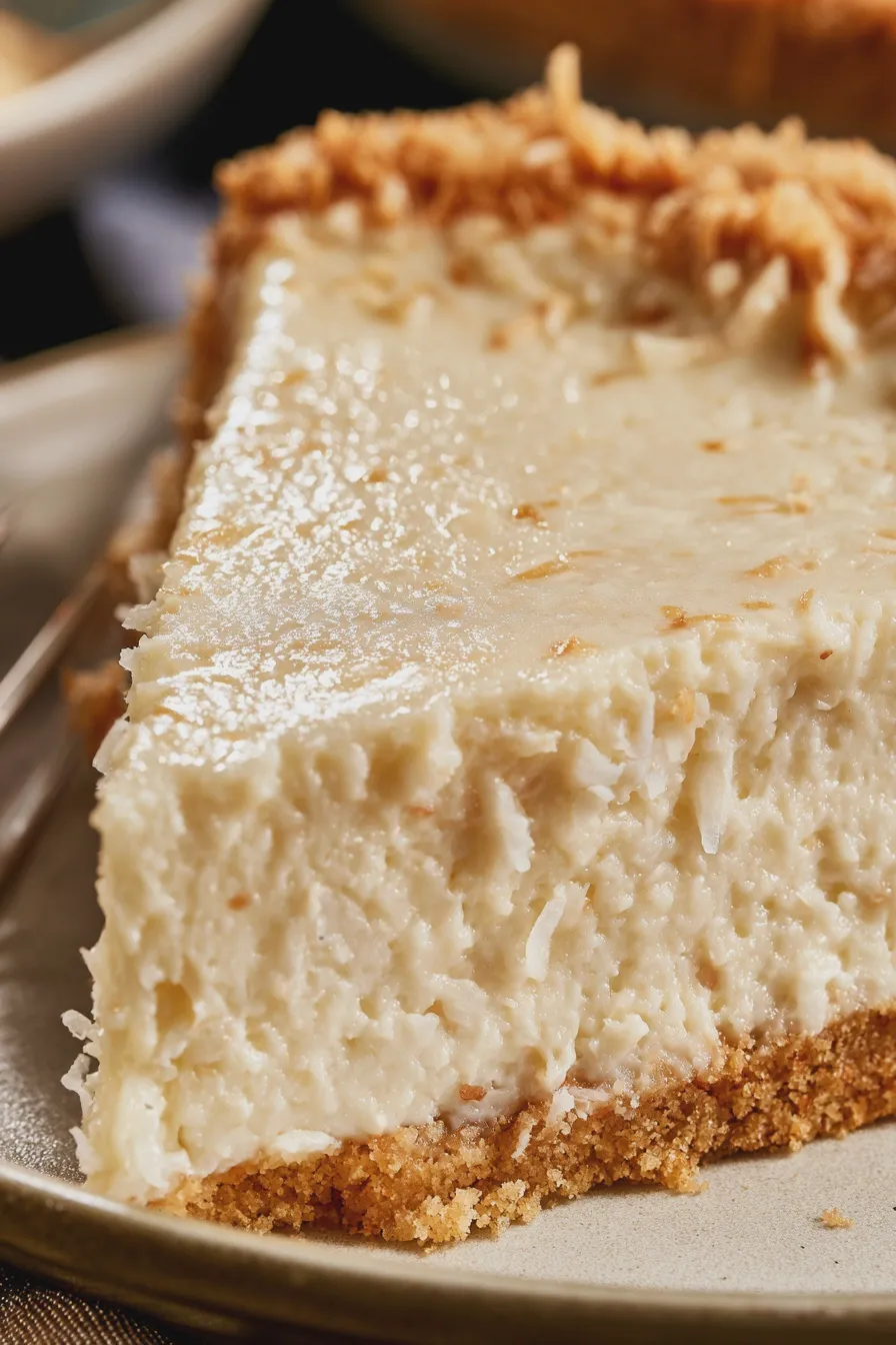 Pay de coco cremoso receta fácil y rápida