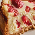 pay de queso con fresa