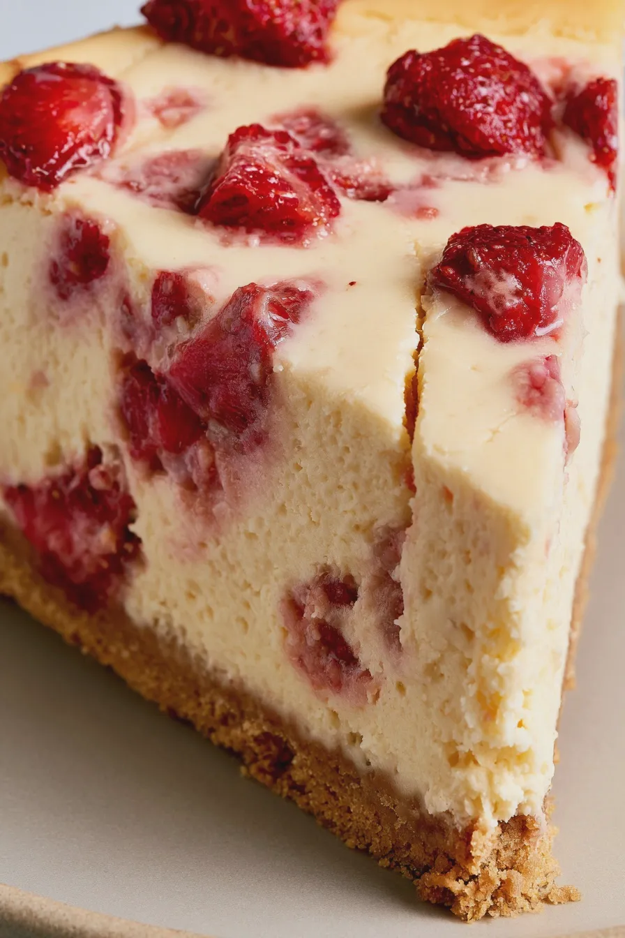 pay de queso con fresa