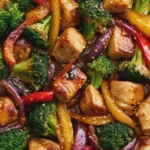 pollo con verduras