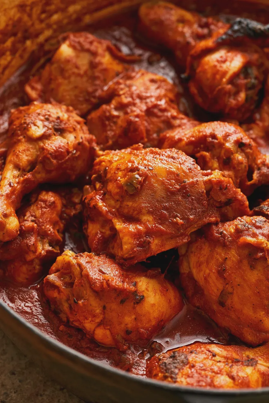 pollo enchilado