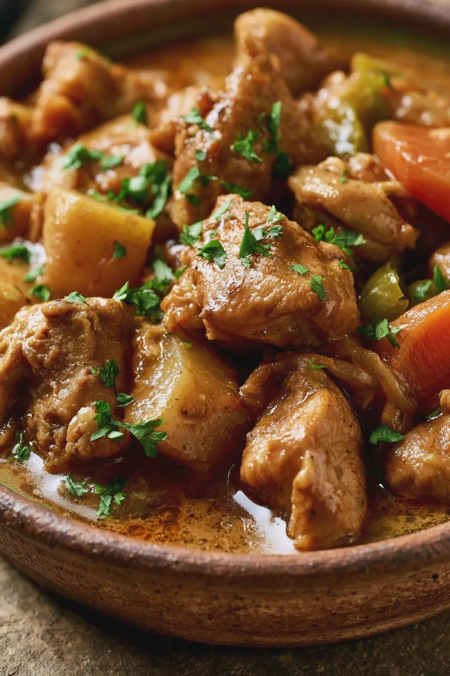 pollo guisado
