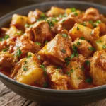 pollo guisado con papas