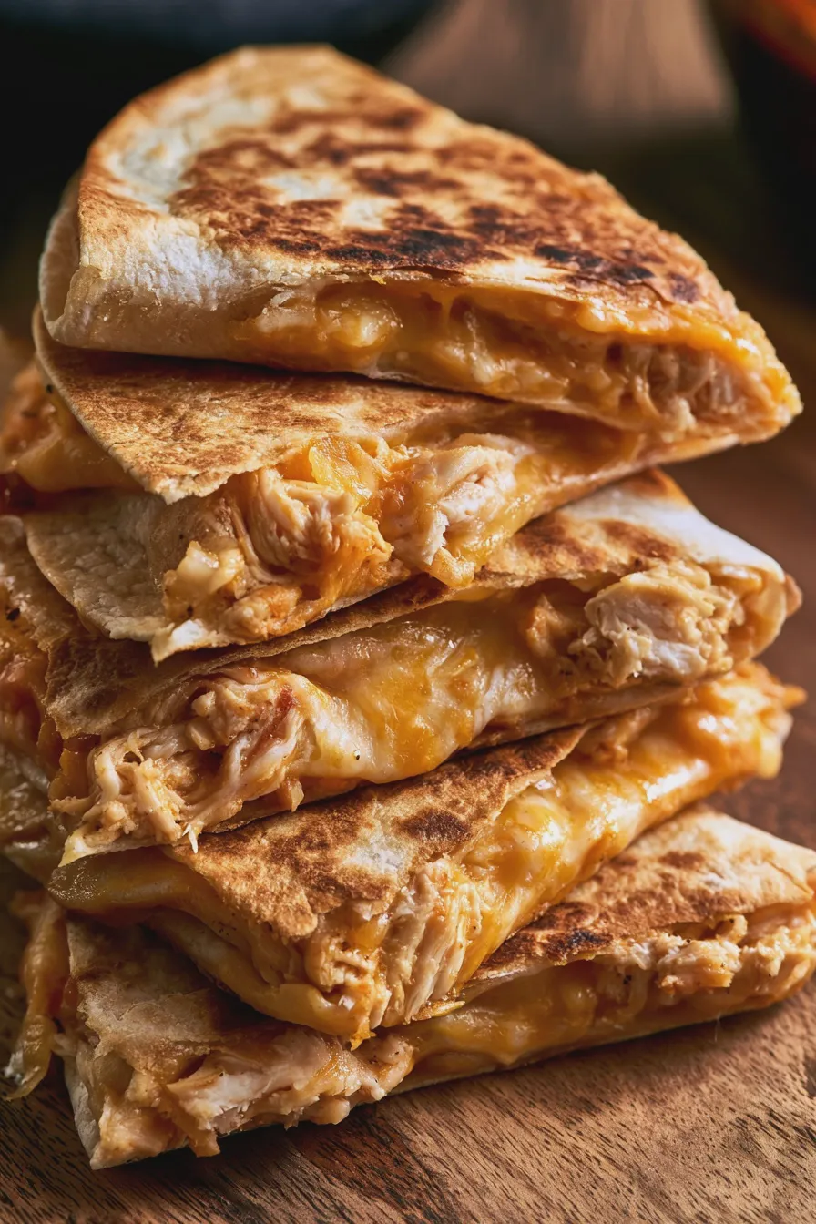 quesadillas de pollo