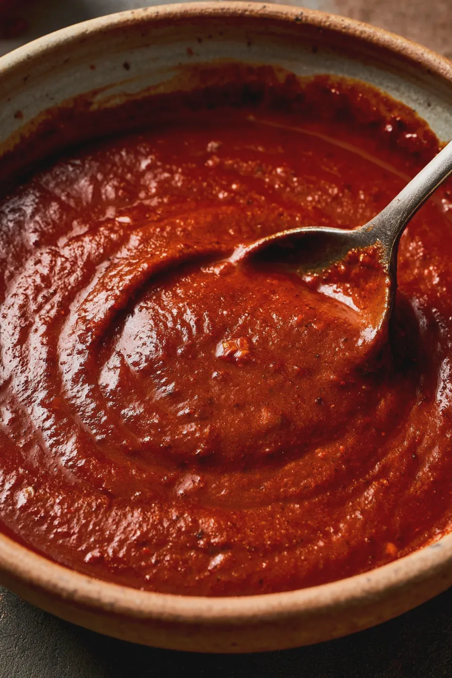 salsa de chile colorado