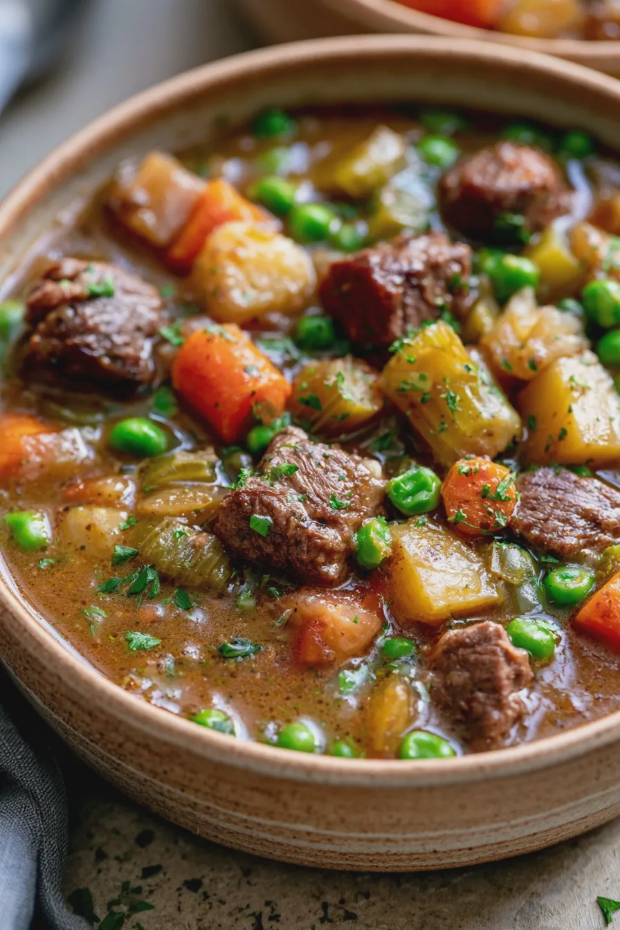 sopa de carne de res fácil y reconfortante para toda la familia