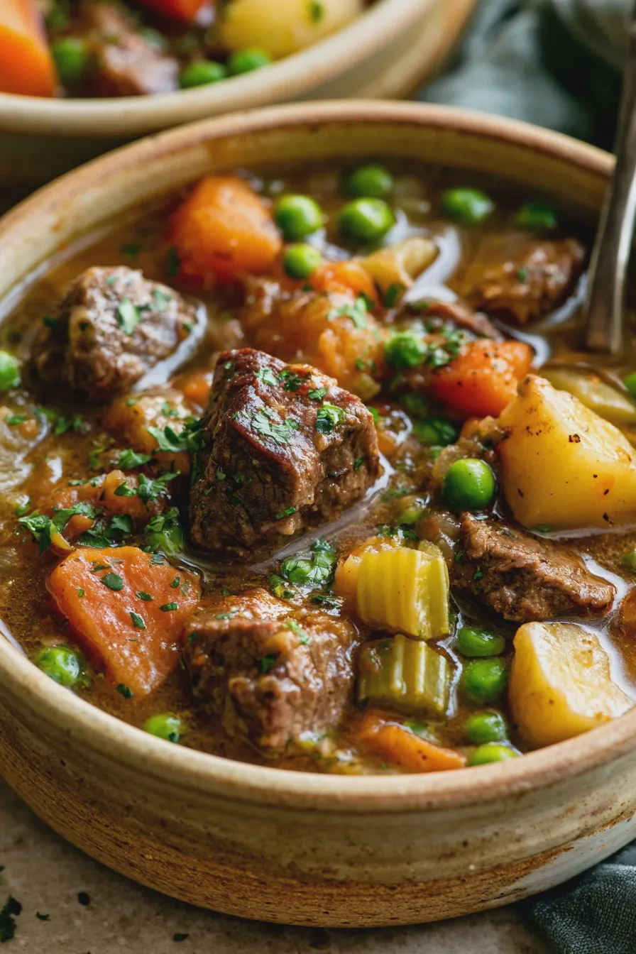 sopa de carne de res