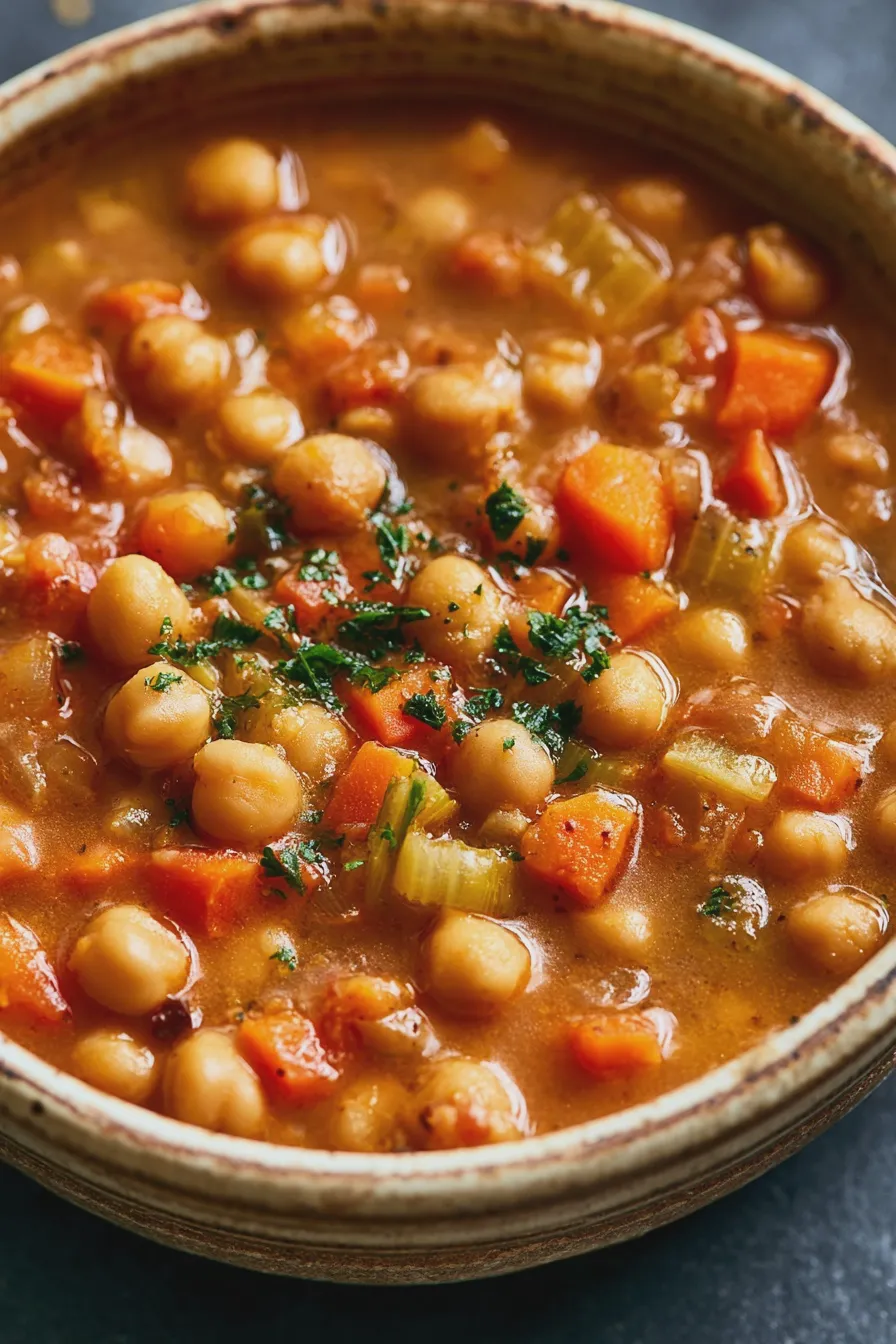 sopa de garbanzos