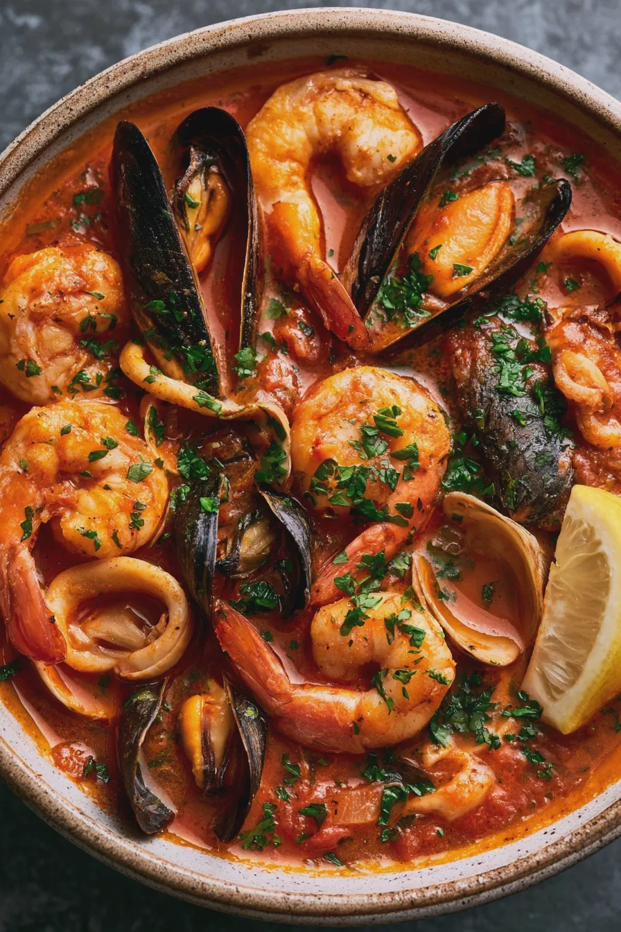 sopa de mariscos