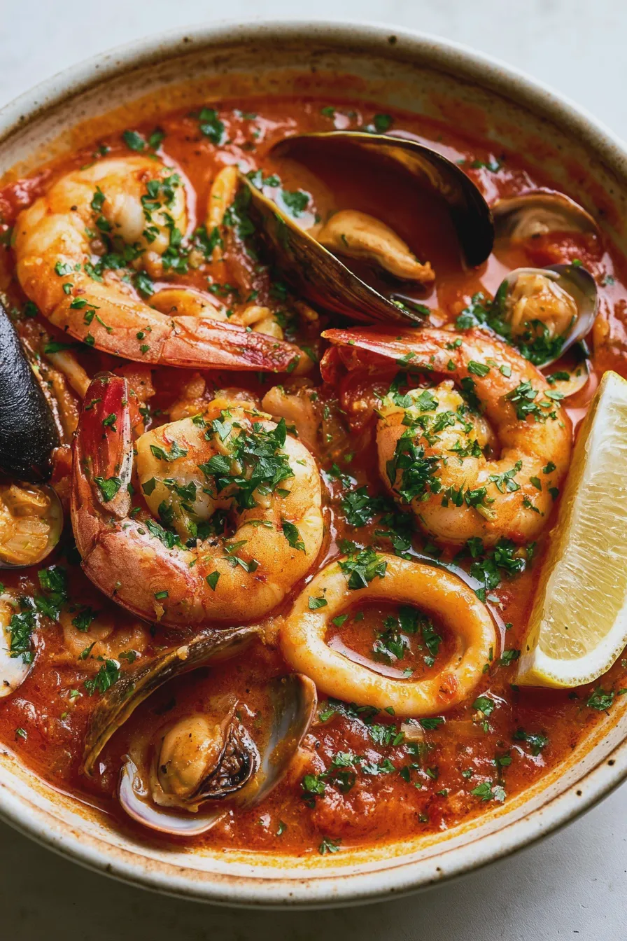 sopa de mariscos