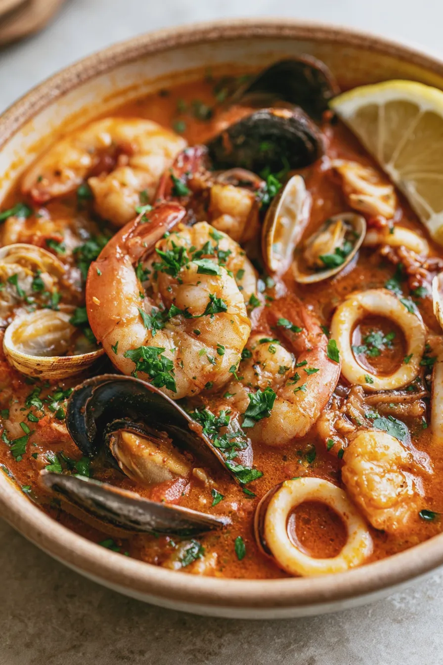 sopa de mariscos
