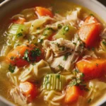 sopa de pollo